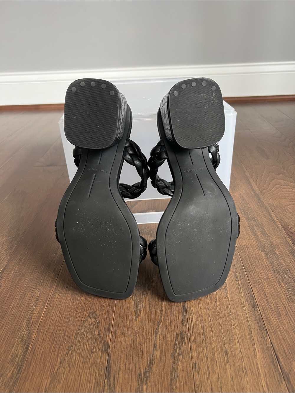 Dolce Vita Paily Black Stella Braided Slip-on Sandals - Picture 9 of 10